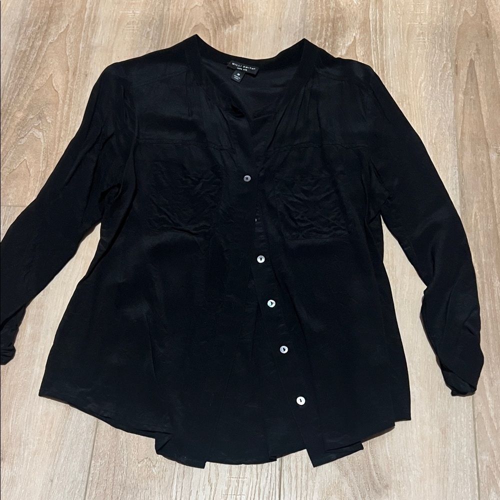 Elegant Black Women's Top